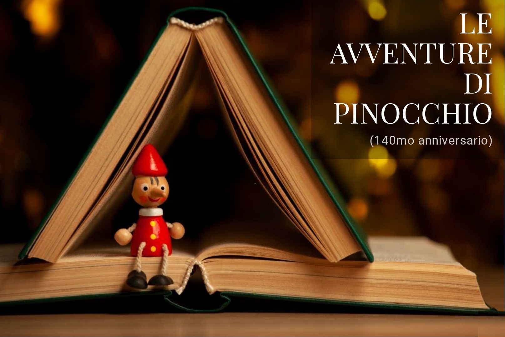 PINOCCHIO CON IL NASO CHE SI ALLUNGA QUANDO DICE UNA BUGIA